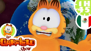 👽 ¿Una máquina transforma a Garfield en un pollo? 👽 Garfield en español latino