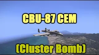 Using the CBU-87 CEM (Cluster Bomb)