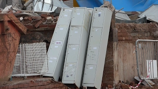 Demolition of Olympia Leisure Centre, Belfast