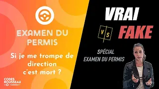 Faute éliminatoire au permis : si je me trompe de direction ?