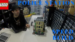 Lego Modular Police Station Speed Build - Set 10278