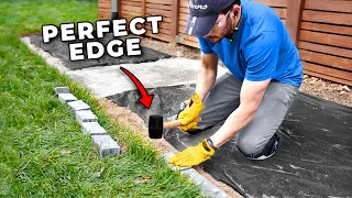 How to Make a Raised Garden Bed with Paver Edging