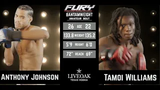 Fury AS 53 Anthony Johnson vs Tamoi Williams