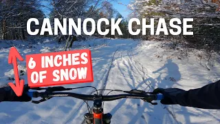 Can you ride in 6 inches of snow? | MTB Cannock Chase