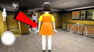 Playing as Squid Games Doll in Granny Chapter 2 || Granny 2 Outwitt Mod Menu Ciber Hacker Mod Menu