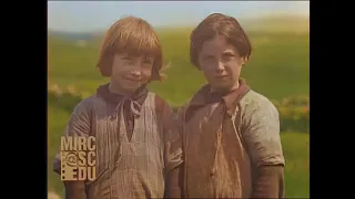 Two girls singing “Oh, I am a little girl” in Irish - Liscannor, Co. Clare, 1929