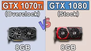 GTX 1070 Ti (Overclock) vs GTX 1080 (Stock) | New Games Benchmarks