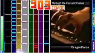 Through The Fire And Flames on DTXMania (DrumMania V6 Note Chart)