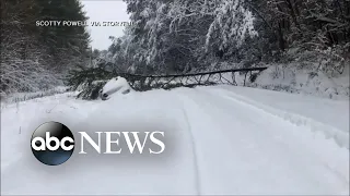 Massive winter storm blasts Southeast