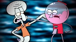 Squidward vs Benson - Epic Cartoon Made Rap Battles Season 2