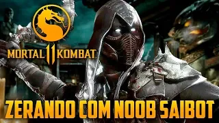 Mortal Kombat 11 - Zerando Com NOOB SAIBOT no Hard, Fatality DAS TREVAS