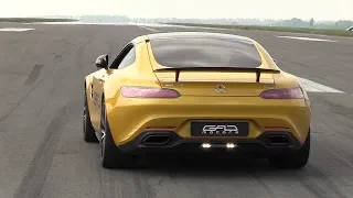 950HP GAD MOTORS Mercedes-AMG GT-S V8 BiTurbo Stage 4 - REVS & DRAG RACING!