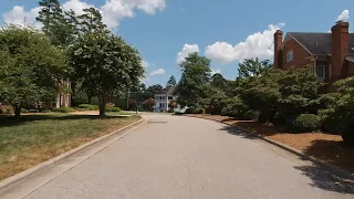 Drive of Glenwood Ave. Neighborhoods in Raleigh, North Carolina | Driving Sounds for Sleep and Study