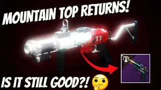 The Mountaintop is Back And Busted! | The Mountaintop God Roll Guide | (Destiny 2)