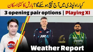 Pakistan vs New Zealand 1st T20 weather report | 3 opening pair options | Playing XI