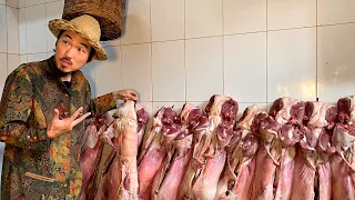 CRAZY STREET FOOD IN MARRAKECH 🍖 Whole Lamb BBQ with King’s Chef 🇲🇦 Travel Morocco