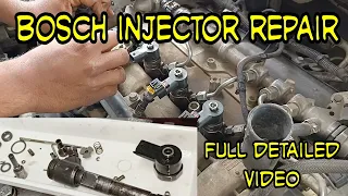 bosch injector cleaning and repairing