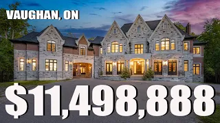 INSIDE A $11.5 MILLION DOLLAR KLEINBURG MANSION!!! This Custom, Luxury Home Will Not Disappoint!!!