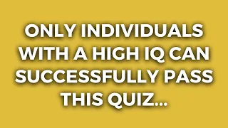 Most People Don't Have The Guts To Try This Trivia Quiz. What About You?