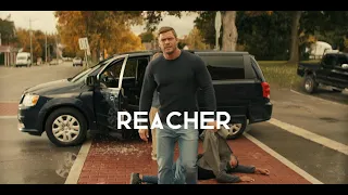 Jack Reacher saves a woman and child from a kidnapper | Reacher Season 2 ATM scene #Reacher #tv