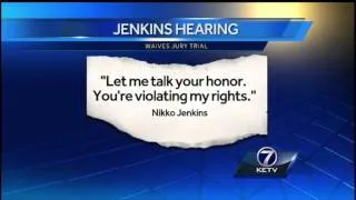 Nikko Jenkins represents himself in court