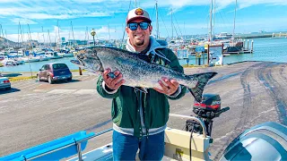 GIANT * SALMON * Catch Clean and Cook (TROLLING) Ep.#37