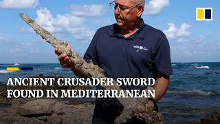 Israeli diver finds 900-year-old crusader sword in ‘perfect condition’ off Mediterranean coast