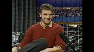 Ryan Phillippe on Late Night January 7, 2002