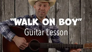 "Walk On Boy" in the Style of Doc Watson - Guitar Lesson with TAB