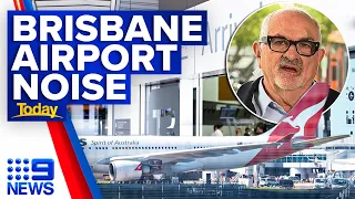 Anger over aircraft noise causes controversy with pilots at Brisbane Airport | 9 News Australia