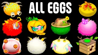 Plant Island - All Eggs | My Singing Monsters