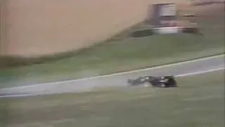 F1 - 1986 Österreichring GP - Alessandro Nannini rare accident