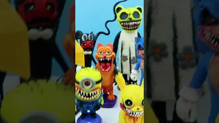 All monsters ScareTube figures in games EXE ➤ Collection. How to make with Polymer Clay #shorts