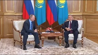 Путин поблагодарил Назарбаева за организацию сирийских переговоров в Астане