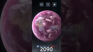 Earth on 2023,2050,2090,3000,3050#short🤣