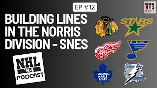 Building Lines For The SNES NHL '94 (Norris Division) - with BobK and the Professor