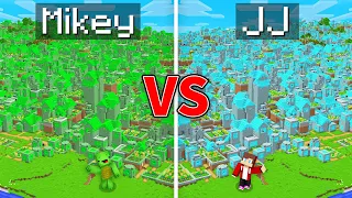 Mikey EMERALD vs JJ DIAMOND Village Survival Battle in Minecraft (Maizen)