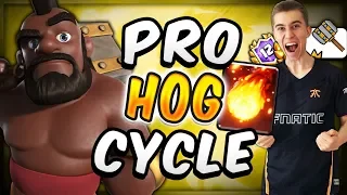 BEST SKILLFUL HOG CYCLE DECK TO IMPROVE IN CLASH ROYALE!