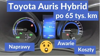 Toyota Auris Hybrid 65000 km, service costs, breakdowns, repairs
