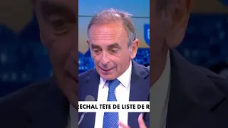 Éric Zemmour : "Les élections européennes, Marion Maréchal les souhaitait" #shorts #politique