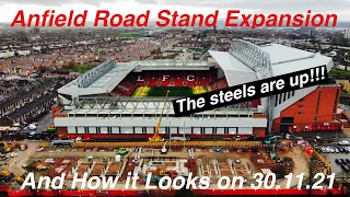 Anfield Road Stand Expansion Update 9 (30.11.21)