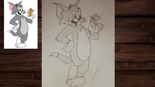 how to draw Tom and Jerry || step by step || easy drawing tutorial