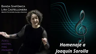 Homenaje a Joaquín Sorolla-Concert d’acomiadament de la nostra directora, Beatriz Fernández Aucejo