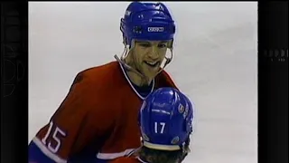 1986 Habs vs Flames Stanley Cup - Patrick Roy wins Conn Smythe Trophy