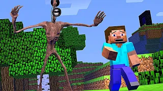 Steve Meets Siren Head - Minecraft Horror Film Animation