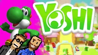 Yoshi's Crafted World | 2-Player CO-OP | Gameplay Walkthrough Part 1 Sunshine Station | BASEMENT