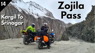 Kargil To Srinagar Via Zojila Pass | Heavy Snowfall Expected 😰| Ep.14