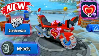 Customize motorcycle wheels | Valentine day Update | Bach Buggy Racing 2