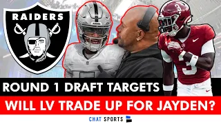 Raiders Draft Targets For Round 1 Of The 2024 NFL Draft | Will Vegas Trade Up For Jayden Daniels?