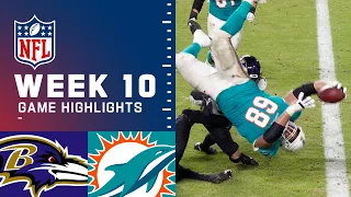 Ravens vs. Dolphins Week 10 Highlights | NFL 2021